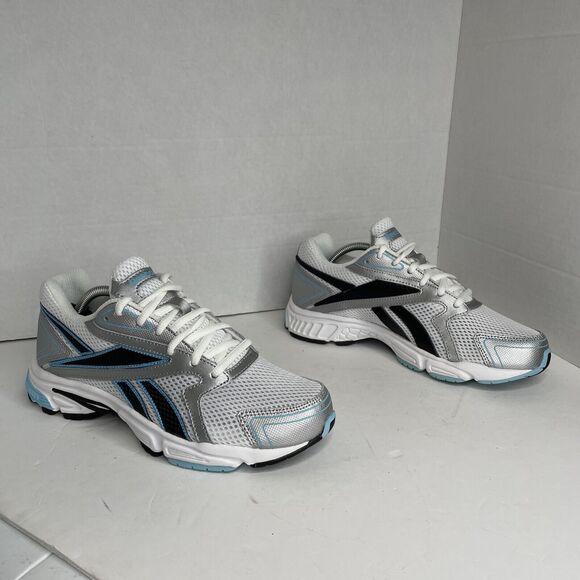 Reebok Kibo DMX Ride Women’s Silver Blue Sneakers Running Shoes NIB Size 7 - Picture 2 of 10